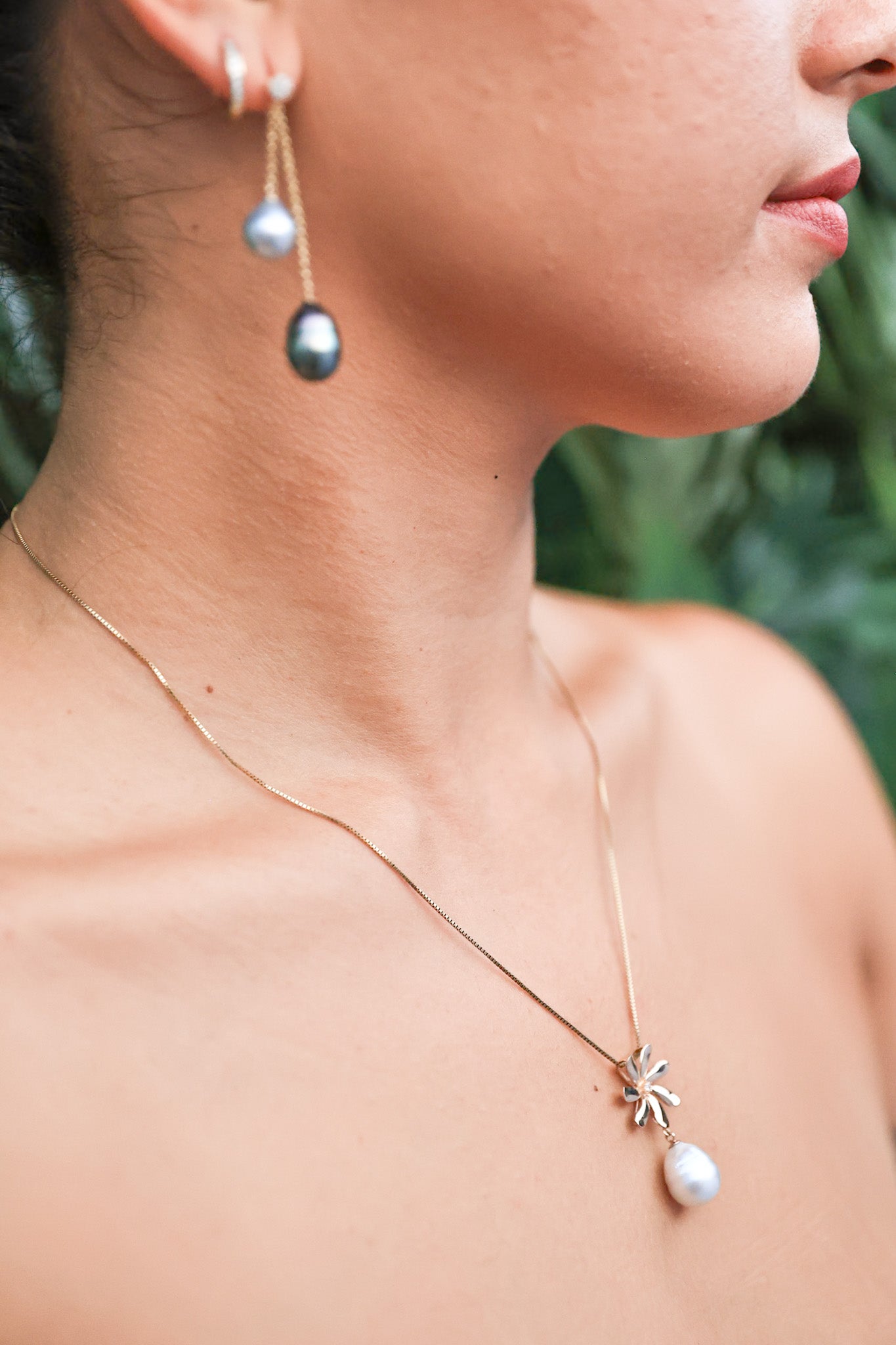 14kt Tiare White South Sea Pearl