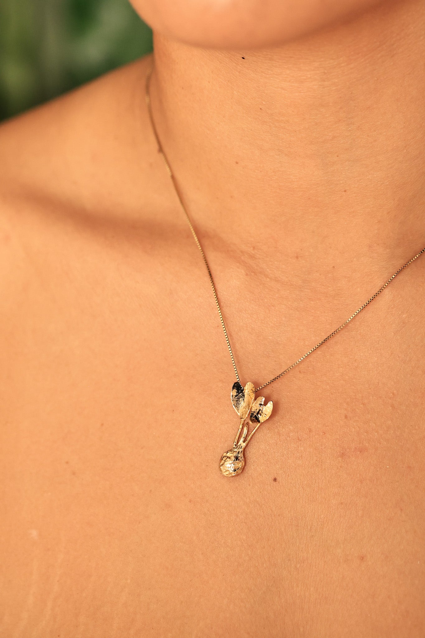 14kt Hāloa Pendant
