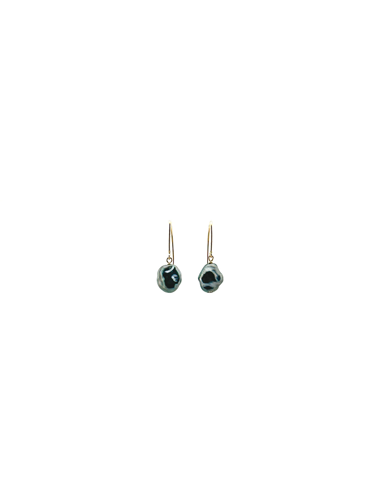 Keshi French Hook Earrings