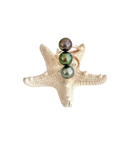 Trilogy Tahitian Pearl Ring