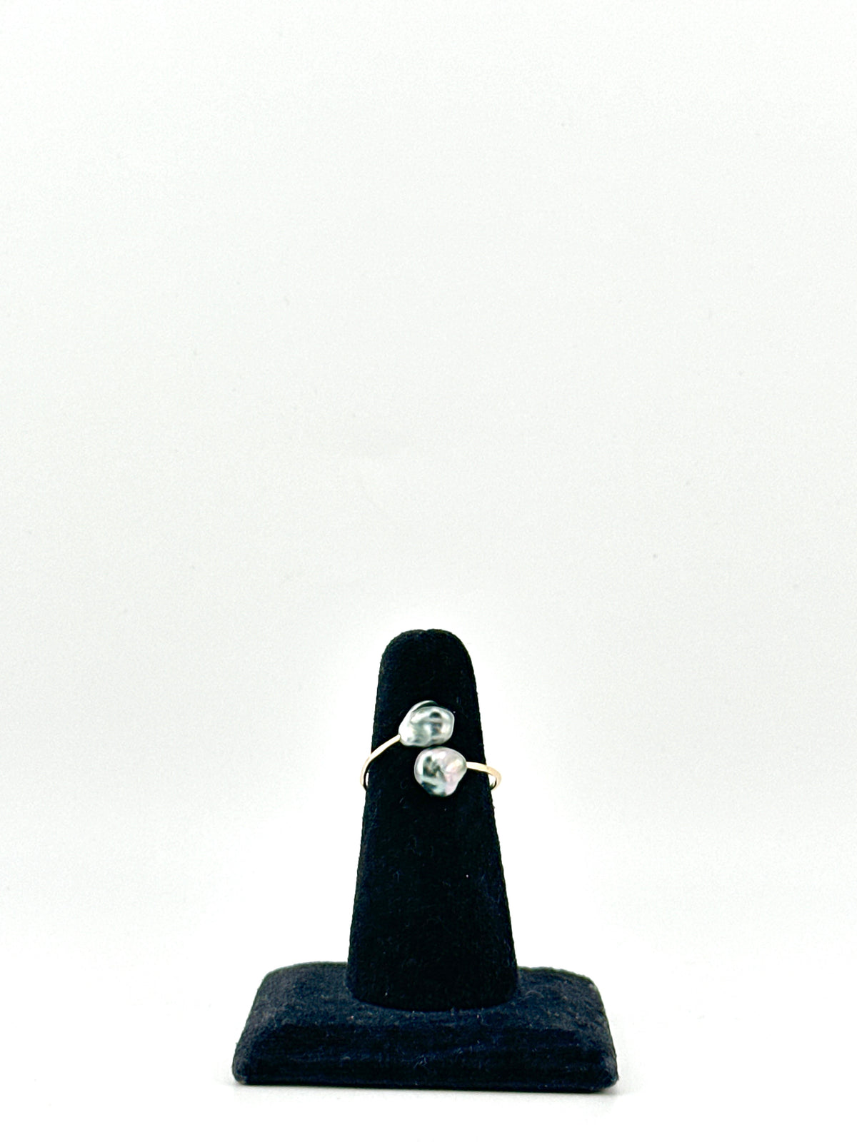 Tahitian Keshi Bypass Ring