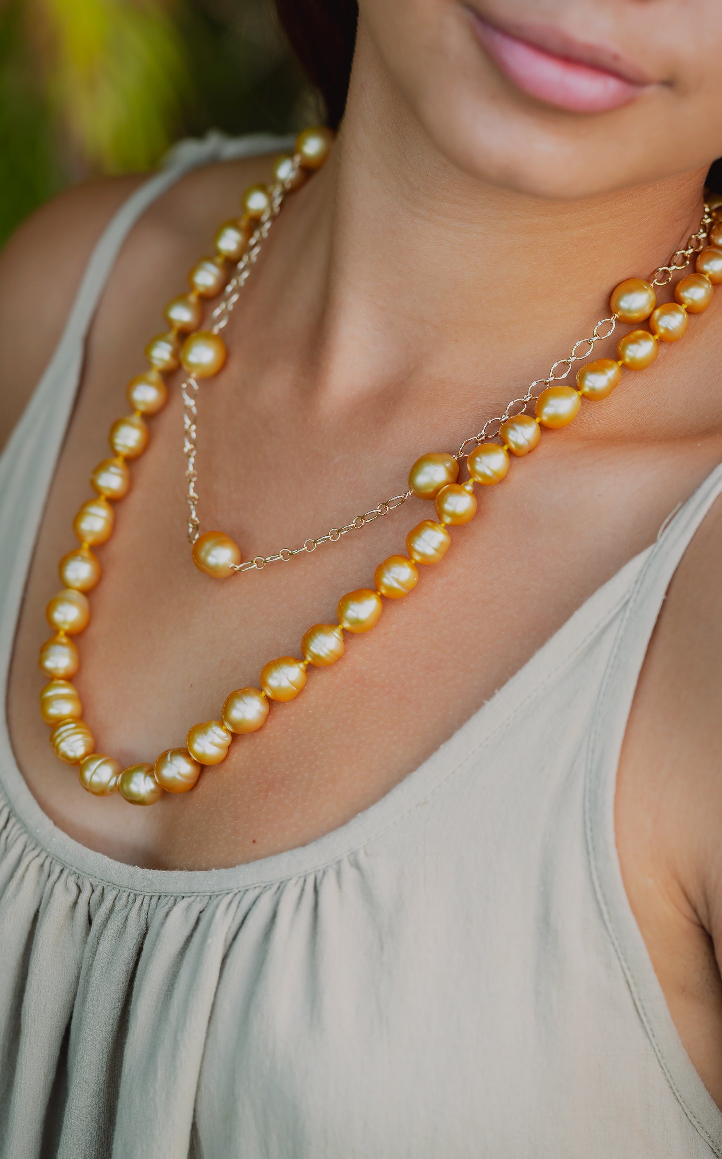 South Sea Golden Pearl Strand