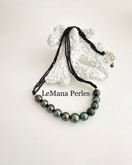 Lei 'Iwa Tahitian pearl necklace
