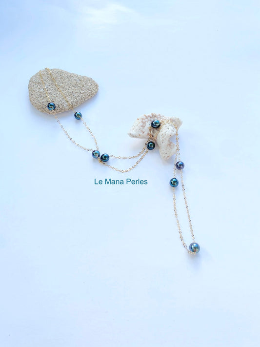 Long Station Tahitian Pearl Necklace