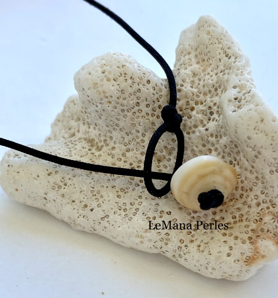 Ka Wai- 3 Tahitian Pearl Polycord Necklace