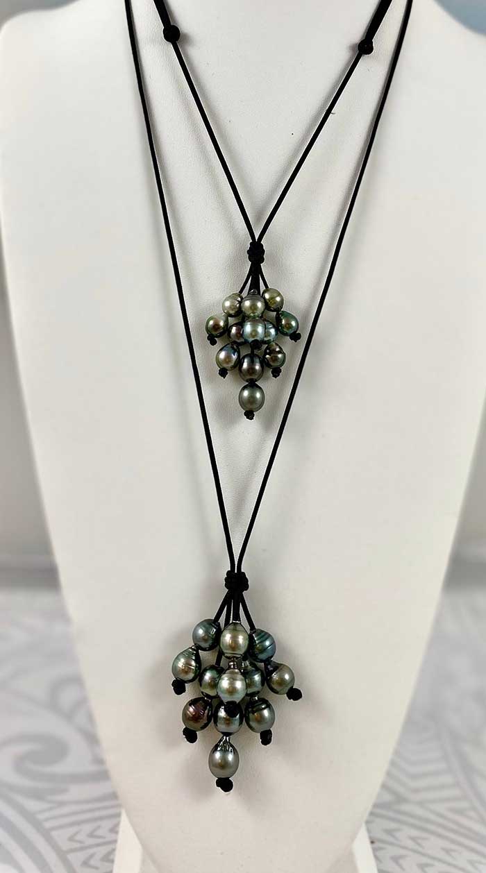 Pearl Cluster Necklace