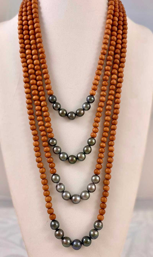 'Iliahi loa Sandalwood Necklace