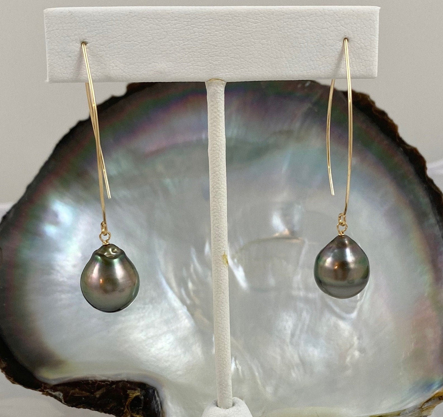 Large Baroque Pearl Earrings