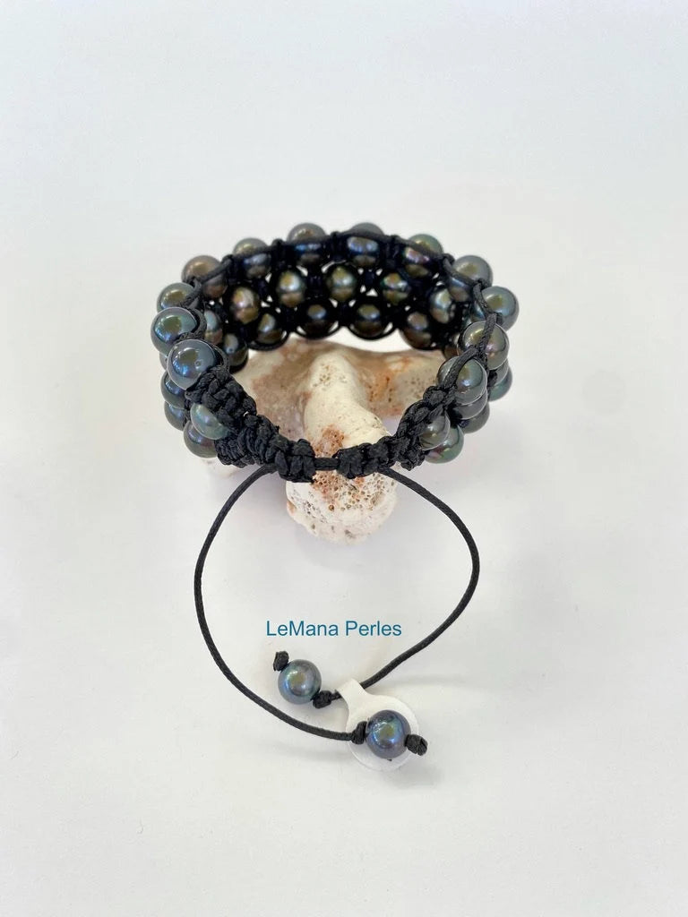 Hawaiian 'upena (fishing ne) Bracelet
