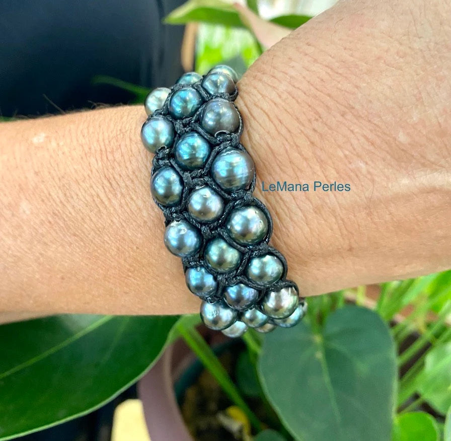 Hawaiian 'upena (fishing ne) Bracelet