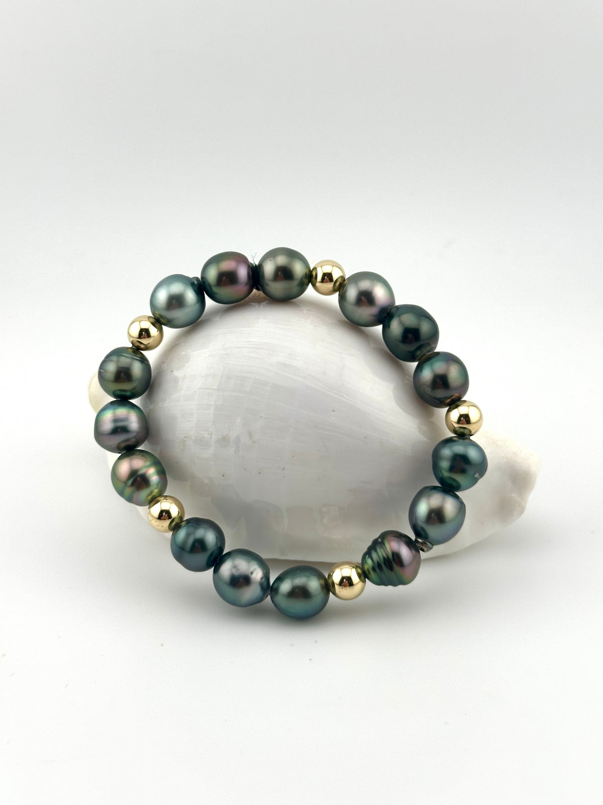 Stretchy Tahitian Pearl Bracelet