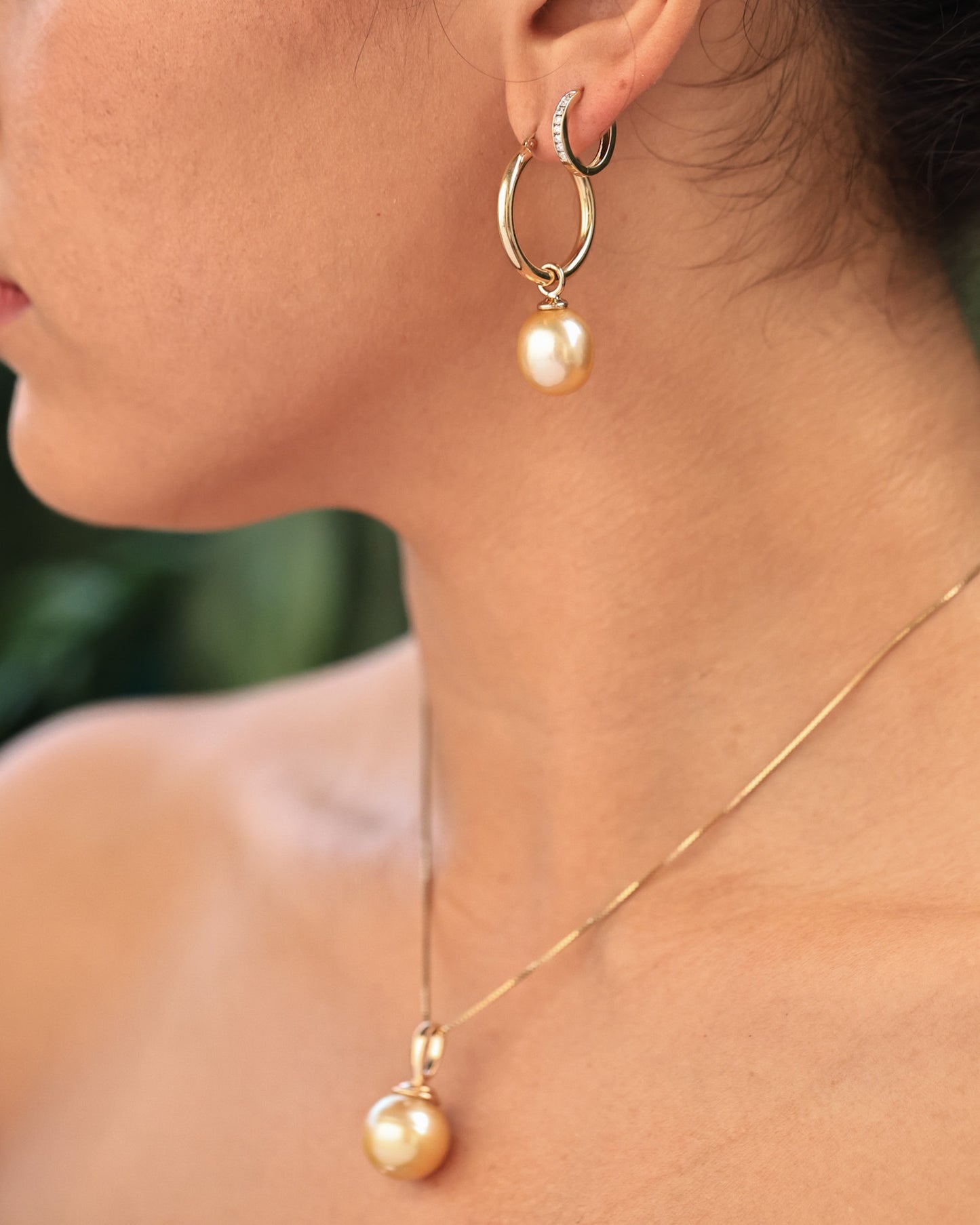 14KT Ho'onani South Sea Pendant