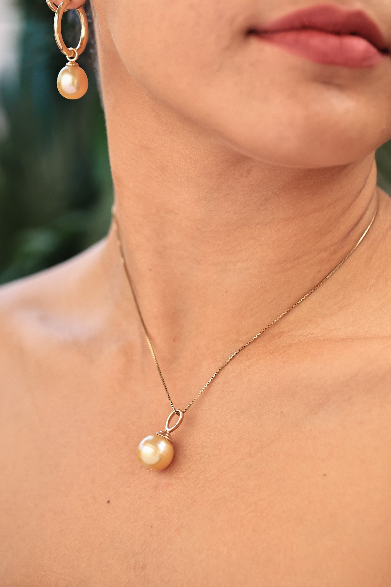 14KT Ho'onani South Sea Pendant