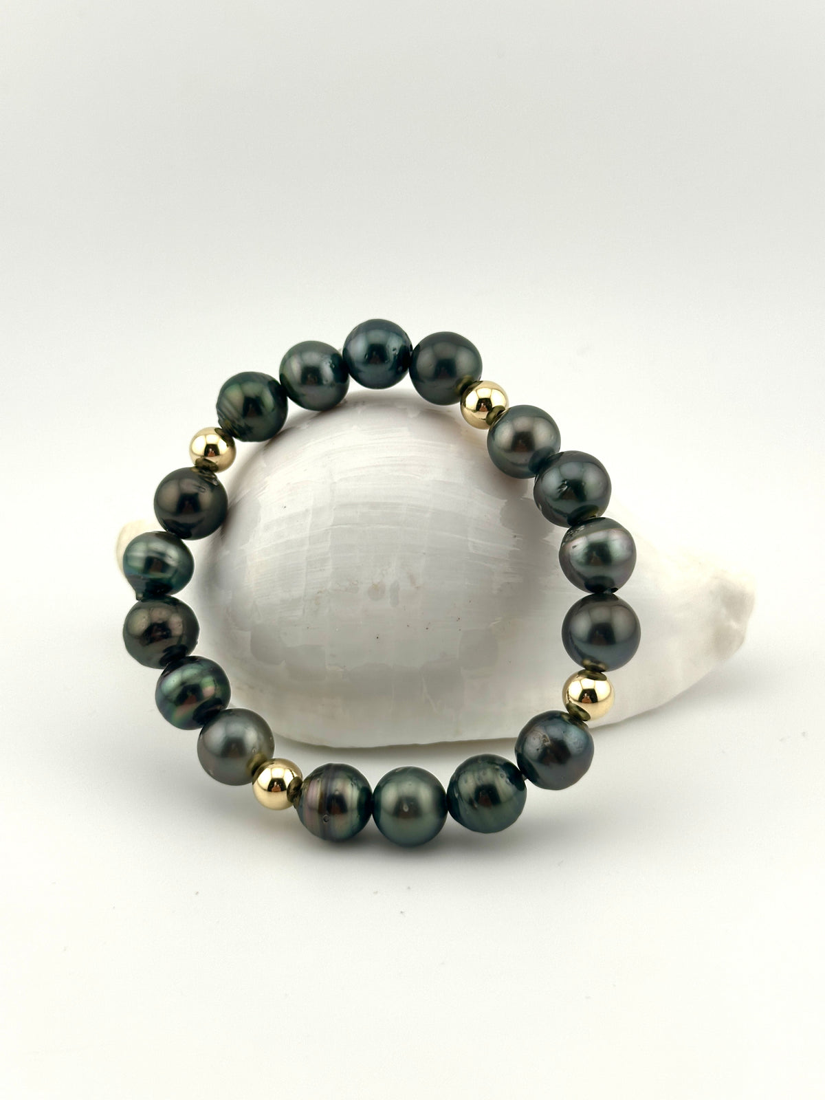 Stretchy Tahitian Pearl Bracelet
