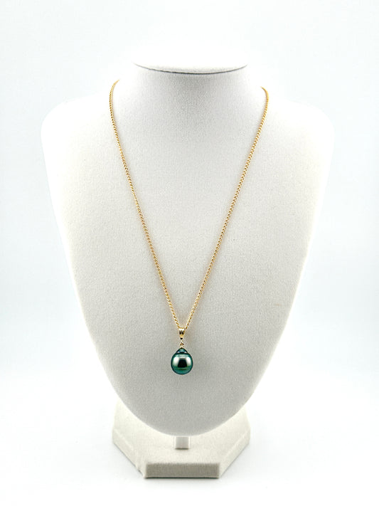 Tahitian Pendant Teardrop Necklace
