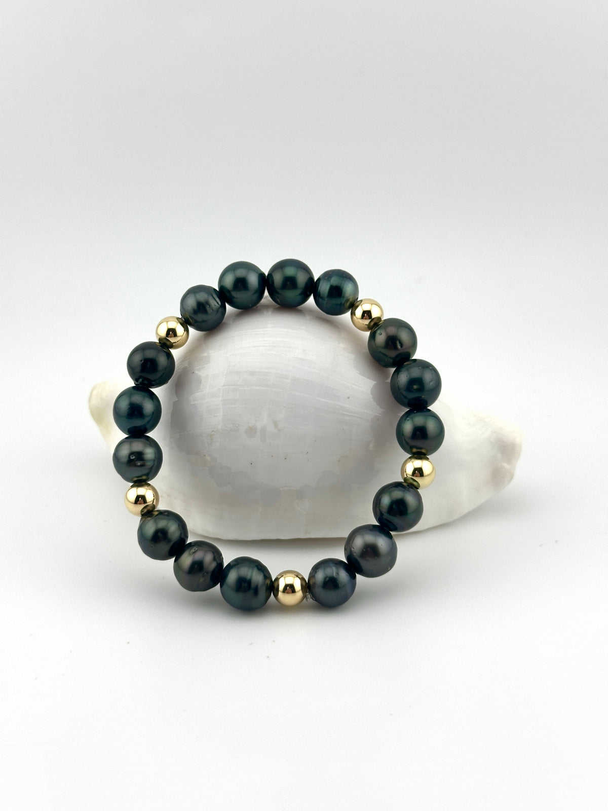Stretchy Tahitian Pearl Bracelet