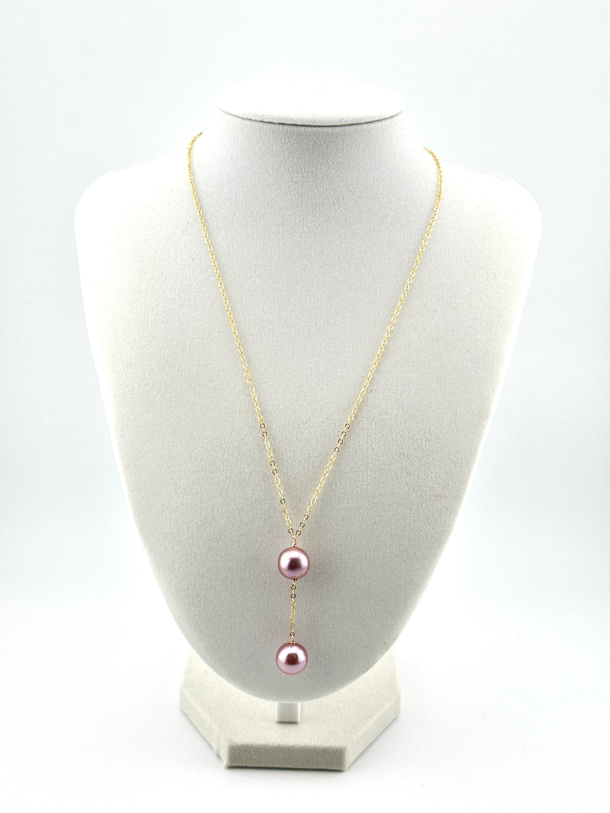 Two Drop Edison Necklace
